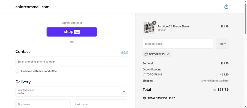 15% Off Coupon Code for Colorcommall - Claim Your Discount